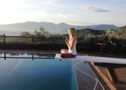 Yoga in Italy Sunrise Meditation
