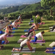Outdoor Yoga at Il Borghino