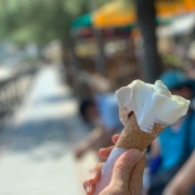 A gelato in Lucca
