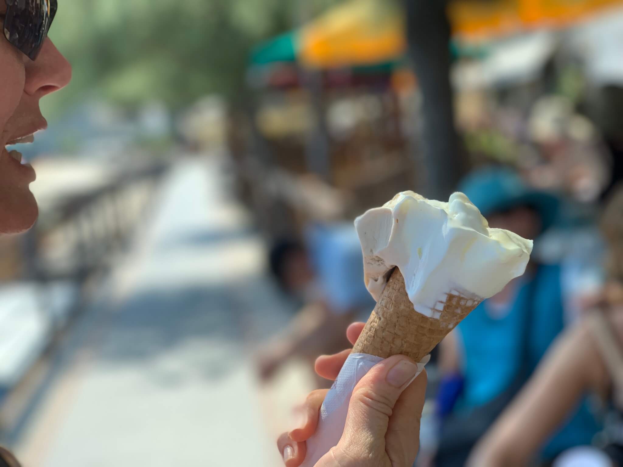A gelato in Lucca
